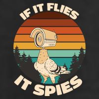 If It Flies It Spies Bird Watcher Government Spying Microfiber Hand Towel