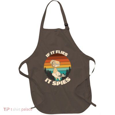 If It Flies It Spies Bird Watcher Government Spying Apron