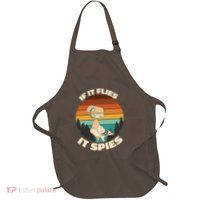 If It Flies It Spies Bird Watcher Government Spying Apron