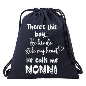 Italy Italian Grandma Grandmother This Calls Me Nonni Drawstring Bag