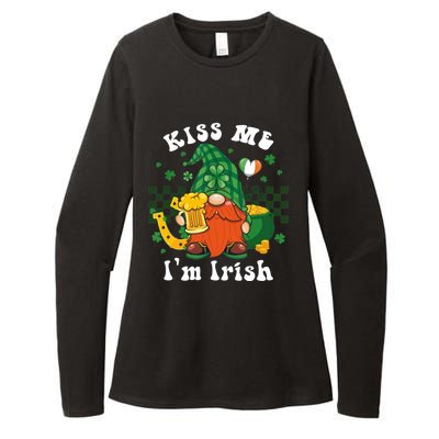 I'm Irish Gnome Beer Lovers St Patrick's Day Tee Womens CVC Long Sleeve Shirt