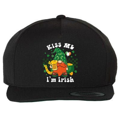 I'm Irish Gnome Beer Lovers St Patrick's Day Tee Wool Snapback Cap