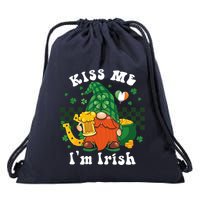 I'm Irish Gnome Beer Lovers St Patrick's Day Tee Drawstring Bag