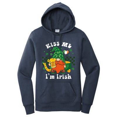 I'm Irish Gnome Beer Lovers St Patrick's Day Tee Women's Pullover Hoodie