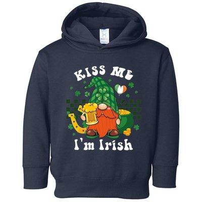 I'm Irish Gnome Beer Lovers St Patrick's Day Tee Toddler Hoodie