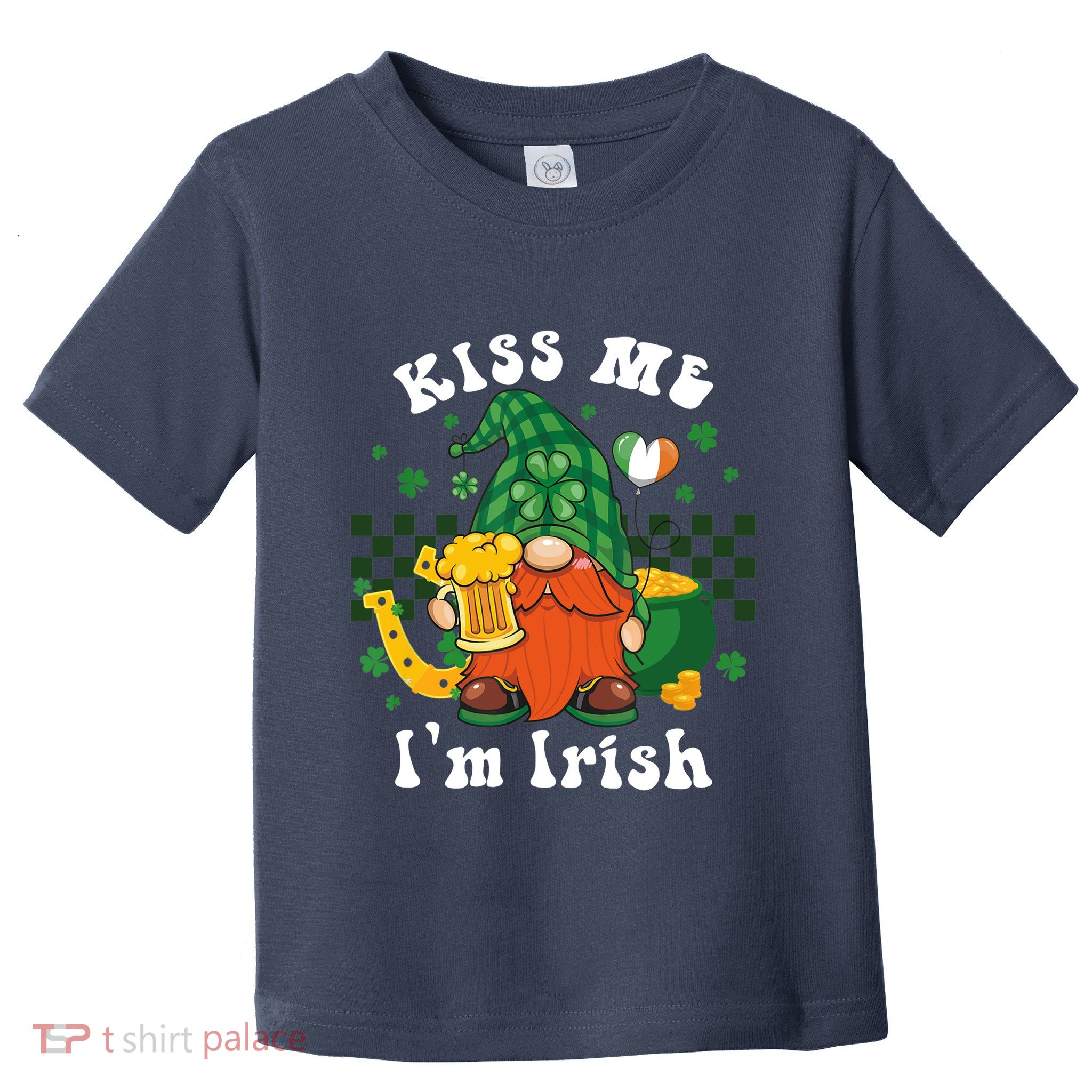I'm Irish Gnome Beer Lovers St Patrick's Day Tee Toddler T-Shirt