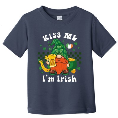 I'm Irish Gnome Beer Lovers St Patrick's Day Tee Toddler T-Shirt