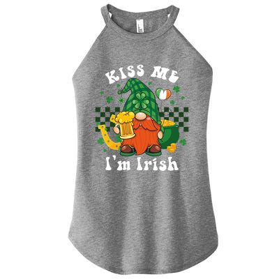 I'm Irish Gnome Beer Lovers St Patrick's Day Tee Women's Perfect Tri Rocker Tank