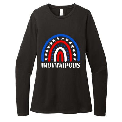 Indianapolis Indiana Gift I Love Indianapolis Funny Gift Womens CVC Long Sleeve Shirt