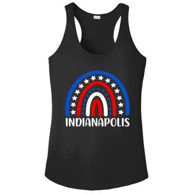 Indianapolis Indiana Gift I Love Indianapolis Funny Gift Ladies PosiCharge Competitor Racerback Tank