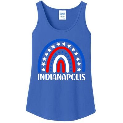 Indianapolis Indiana Gift I Love Indianapolis Funny Gift Ladies Essential Tank