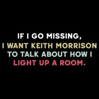 If I Go Missing I Want Keith Morrison To Talk About How I Light Up A Room Wool Snapback Cap