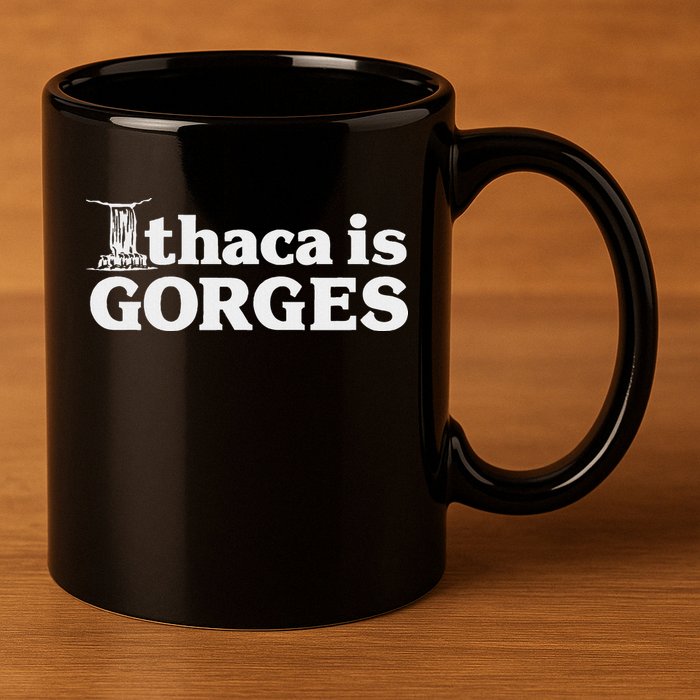 Ithaca Is Gorges 11oz C Handle Ceramic Mug