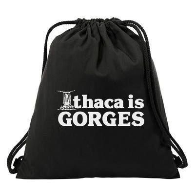 Ithaca Is Gorges Drawstring Bag