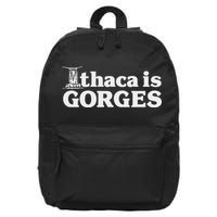 Ithaca Is Gorges 16 in Basic Backpack