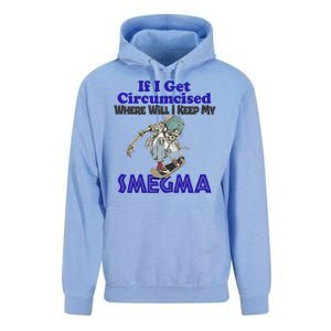 If I Get Circumcised Where Will I Keep My Smegma Funny Unisex Surf Hoodie