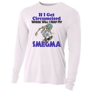 If I Get Circumcised Where Will I Keep My Smegma Funny Cooling Performance Long Sleeve Crew