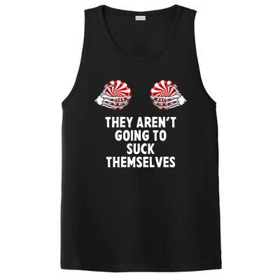 It Isnt Going To Suck Itself Funny Couple Christmas Costume Gift PosiCharge Competitor Tank