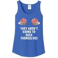 It Isnt Going To Suck Itself Funny Couple Christmas Costume Gift Ladies Essential Tank