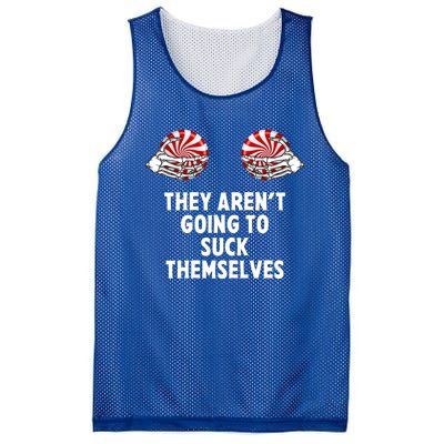 It Isnt Going To Suck Itself Funny Couple Christmas Costume Gift Mesh Reversible Basketball Jersey Tank