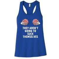 It Isnt Going To Suck Itself Funny Couple Christmas Costume Gift Women's Racerback Tank