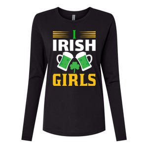 I Irish Girls Womens Cotton Relaxed Long Sleeve T-Shirt