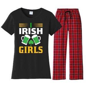 I Irish Girls Women's Flannel Pajama Set