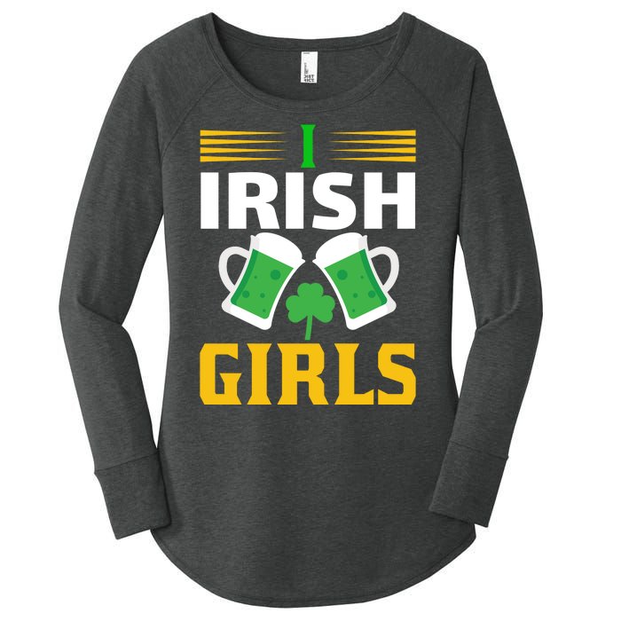 I Irish Girls Women's Perfect Tri Tunic Long Sleeve Shirt