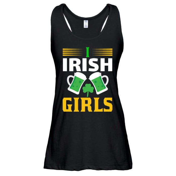 I Irish Girls Ladies Essential Flowy Tank