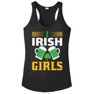 I Irish Girls Ladies PosiCharge Competitor Racerback Tank