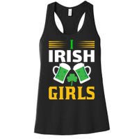 I Irish Girls Women's Racerback Tank