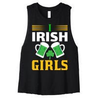 I Irish Girls Women's Racerback Cropped Tank