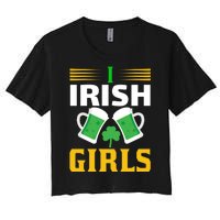 I Irish Girls Women's Crop Top Tee