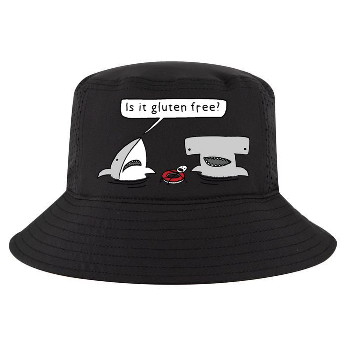 Is It Gluten Free Two Sharks Graphic Cool Comfort Performance Bucket Hat