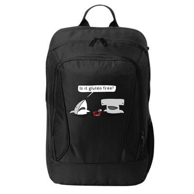 Is It Gluten Free Two Sharks Graphic City Backpack