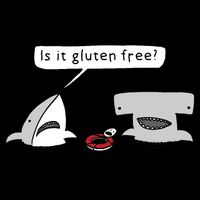 Is It Gluten Free Two Sharks Graphic City Backpack