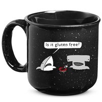 Is It Gluten Free Two Sharks Graphic 15oz Campfire Ceramic Mug