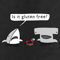 Is It Gluten Free Two Sharks Graphic 15oz Campfire Ceramic Mug