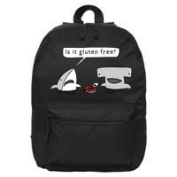 Is It Gluten Free Two Sharks Graphic 16 in Basic Backpack