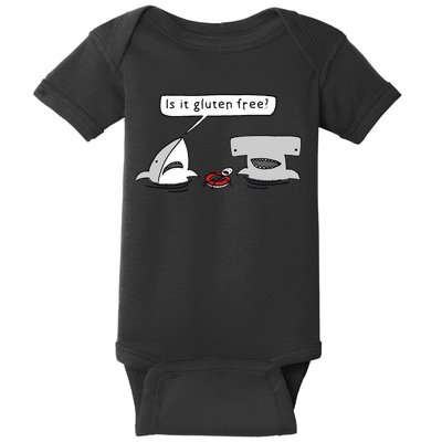 Is It Gluten Free Two Sharks Graphic Baby Bodysuit