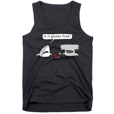 Is It Gluten Free Two Sharks Graphic Tank Top