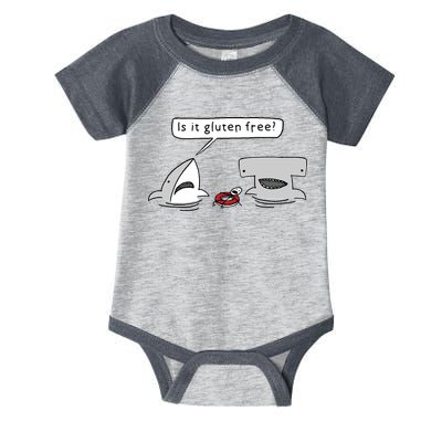 Is It Gluten Free Two Sharks Graphic Infant Baby Jersey Bodysuit