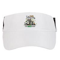 If I Got Paid For Pissing People Off Funny Raccoon Saying Adult Drive Performance Visor
