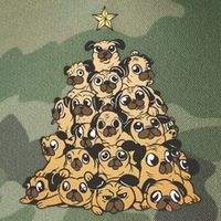 It Is Going To Be A Pug Christmas Tree Legacy Tie Dye Trucker Hat