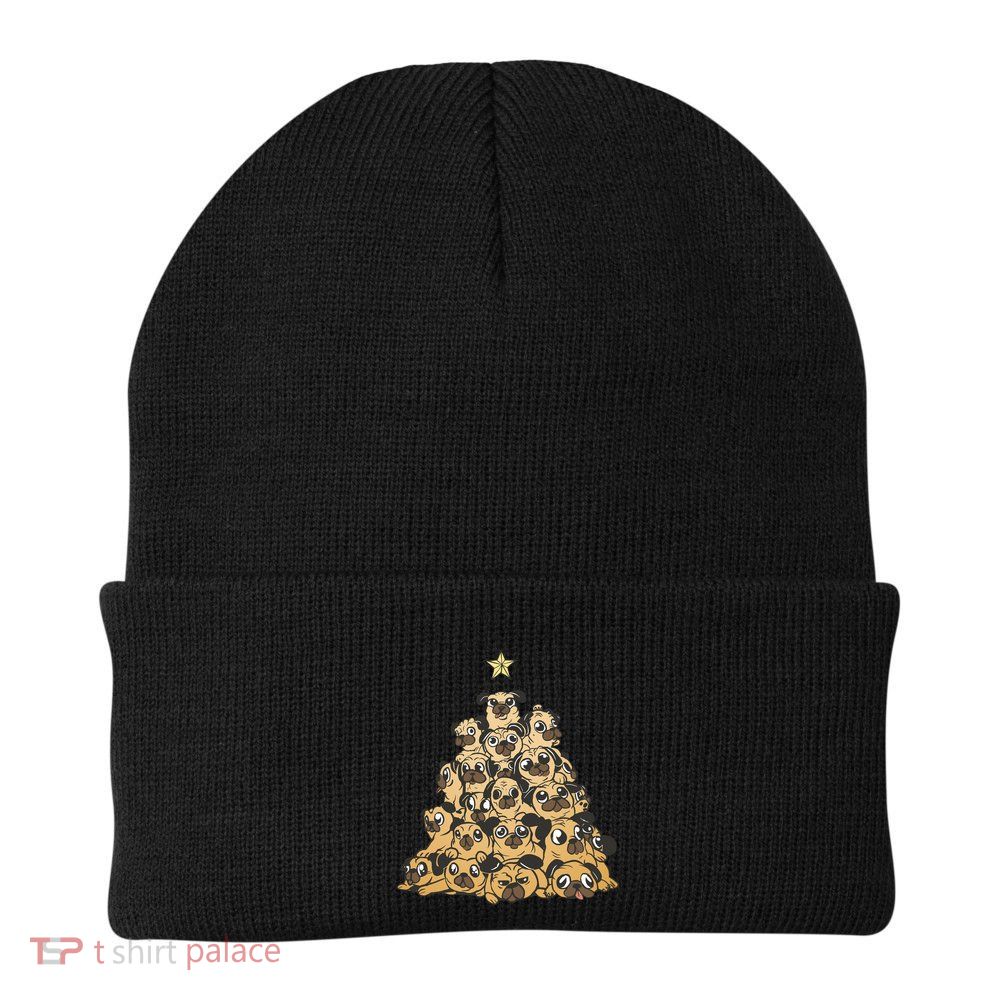 It Is Going To Be A Pug Christmas Tree Beanie