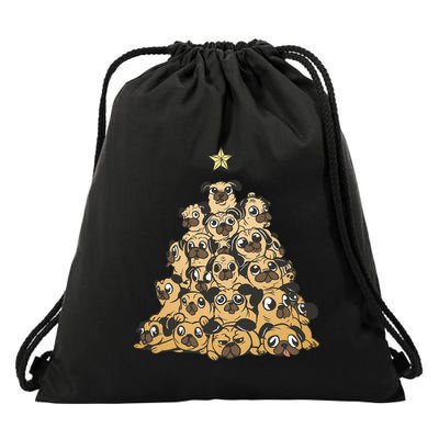 It Is Going To Be A Pug Christmas Tree Drawstring Bag