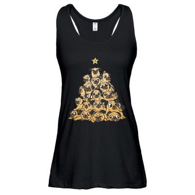 It Is Going To Be A Pug Christmas Tree Ladies Essential Flowy Tank
