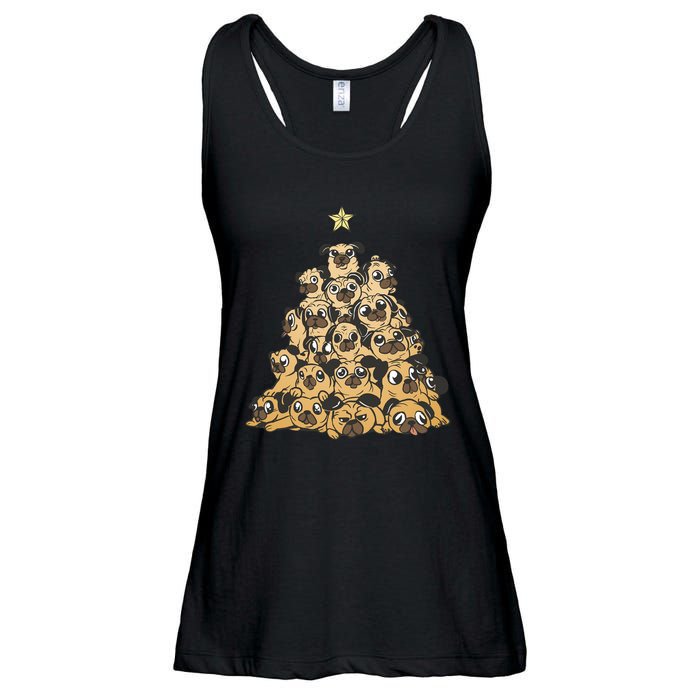 It Is Going To Be A Pug Christmas Tree Ladies Essential Flowy Tank