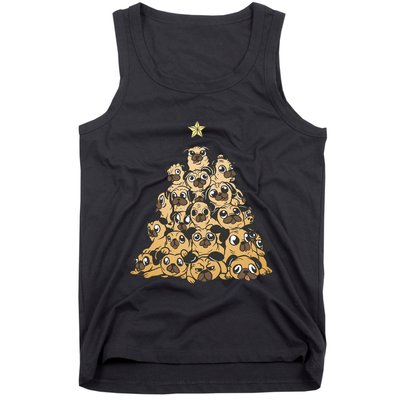It Is Going To Be A Pug Christmas Tree Tank Top