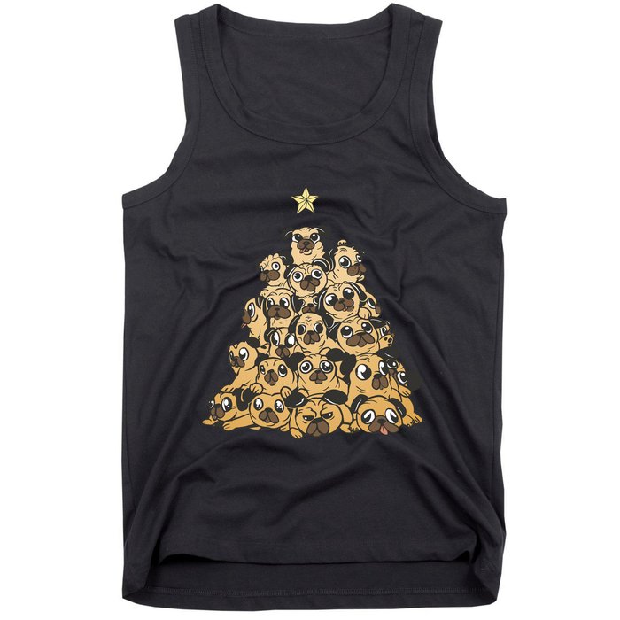 It Is Going To Be A Pug Christmas Tree Tank Top